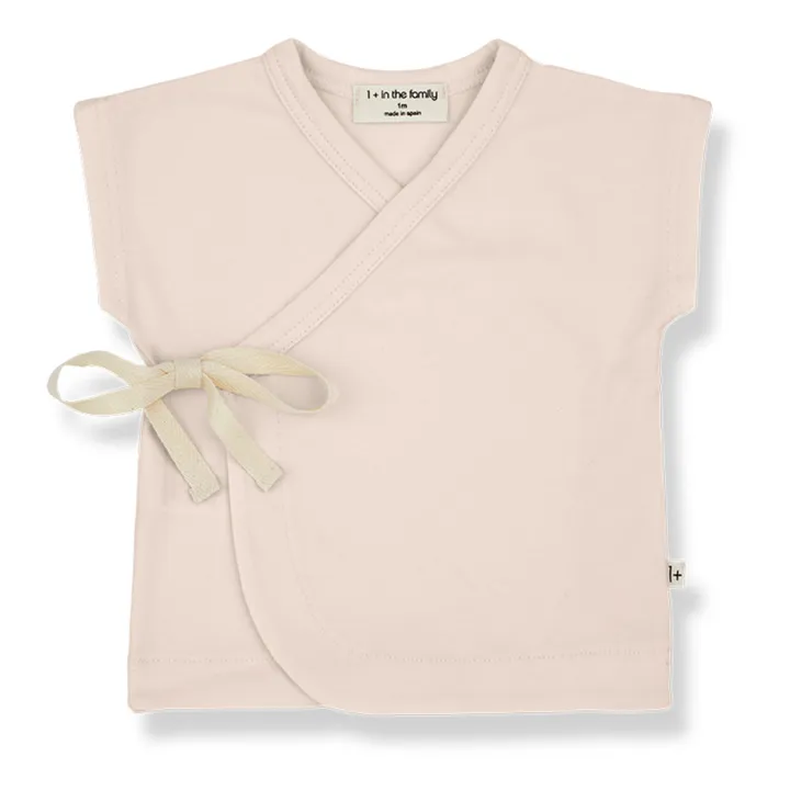 1+ in the family Gilet Mel Cache-Cœur Coton Bio | Rose pâle
