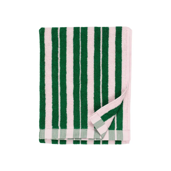 Marimekko - Raide Handtuch, 50 x 70 cm, grün / rosa