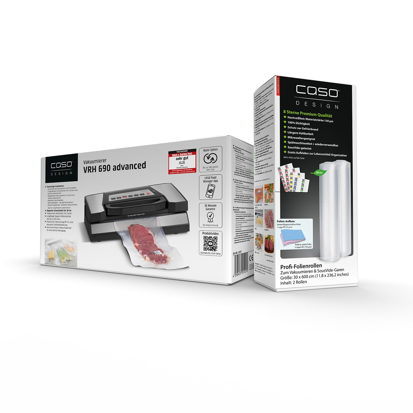 VRH 690 advanced + 2x Profi-Folienrollen 30x600 cm