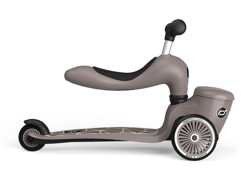 Scoot and Ride Scooter Brown lines Braun Scooter mit Sitz