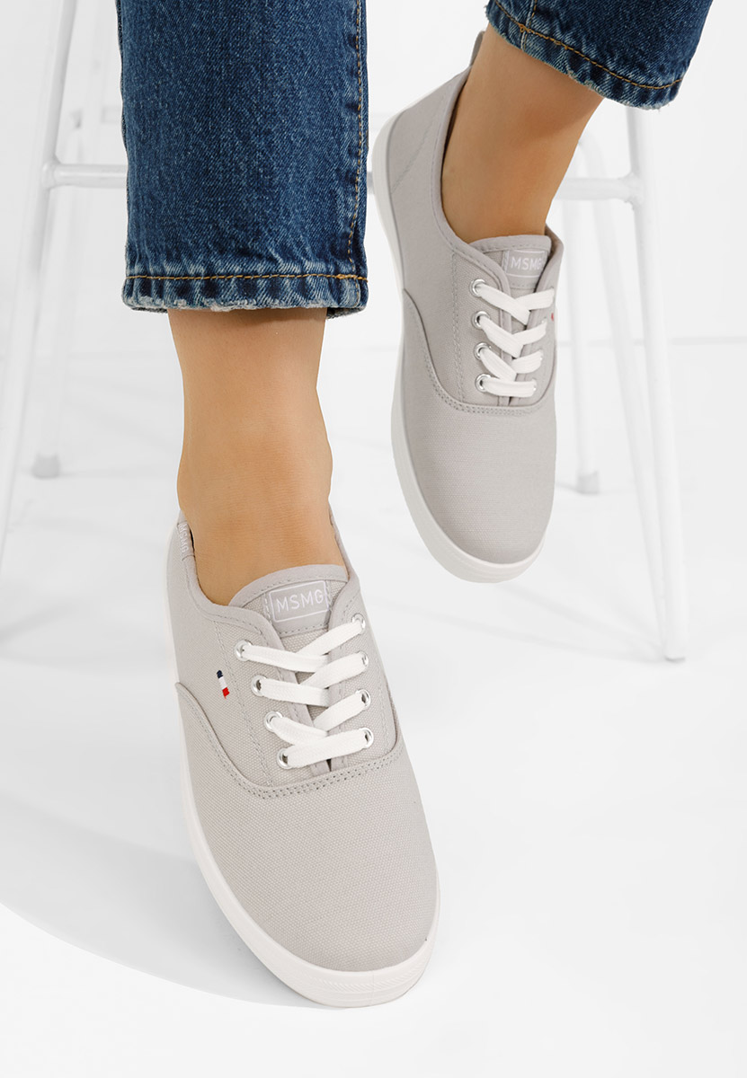 Tennis pour femme gris Mikki
