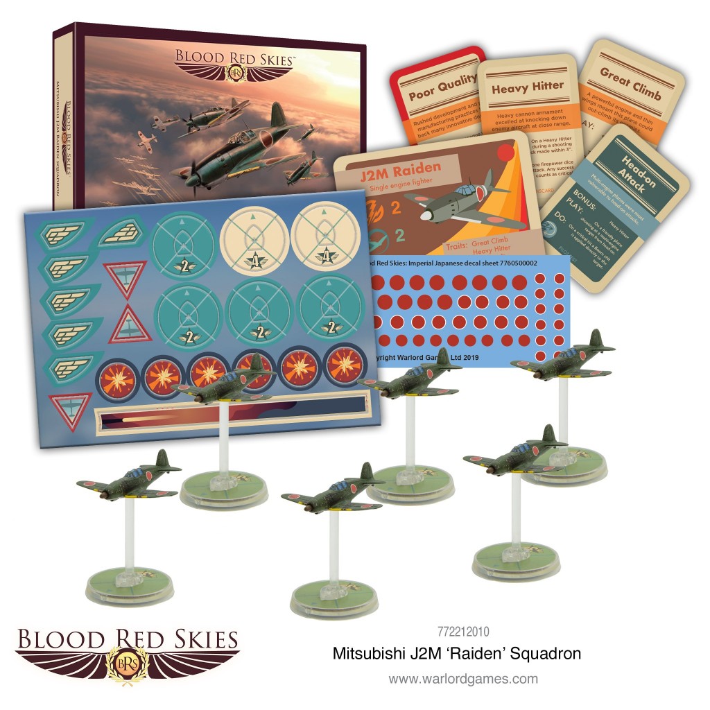 Blood Red Skies - Japanese Mitsubishi J2M 'Raiden' squadron
