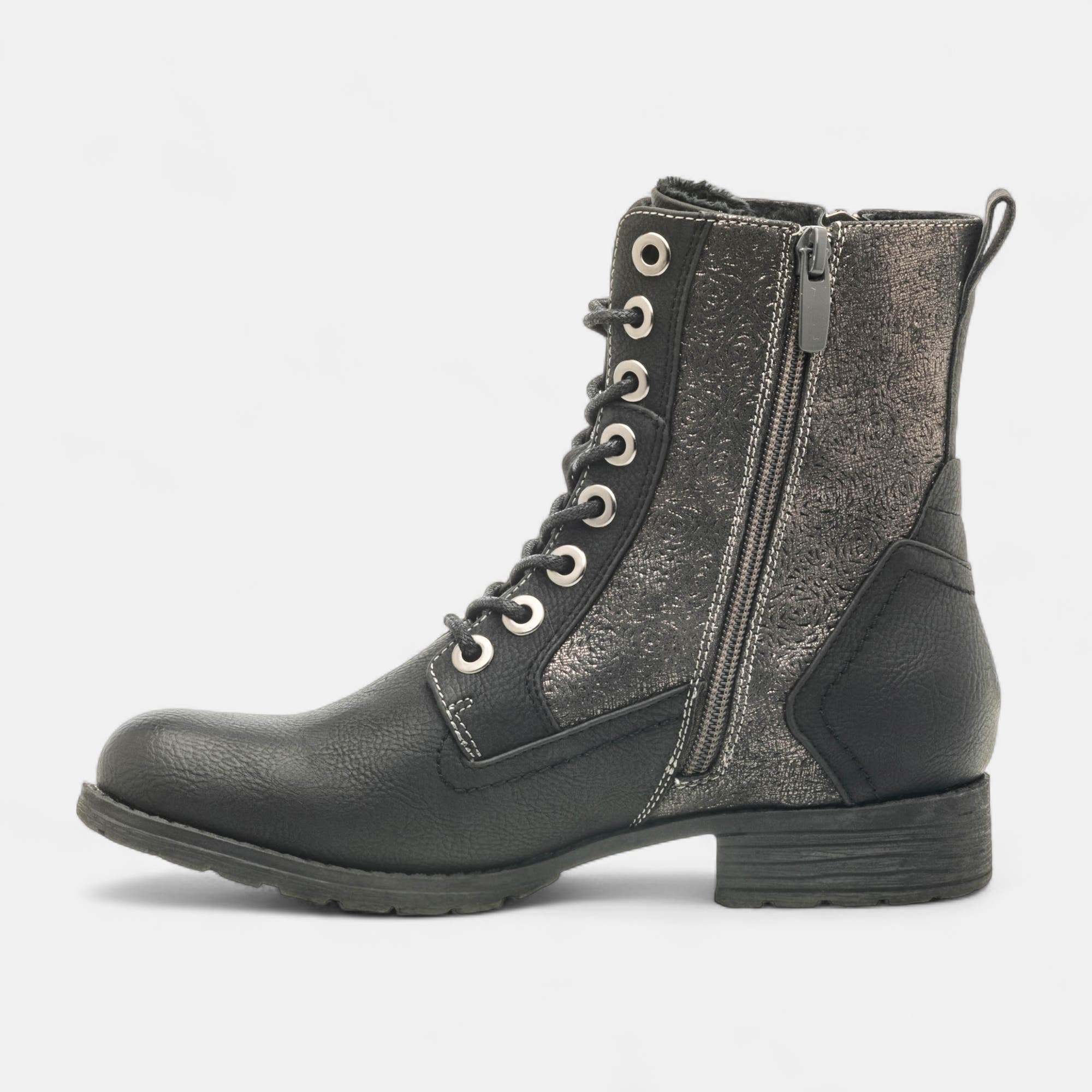Bottines à lacets Femme noir
