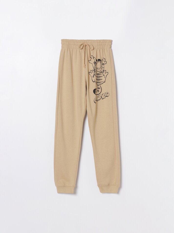 Calça de fato de treino do Garfield - Nickelodeon - Bege