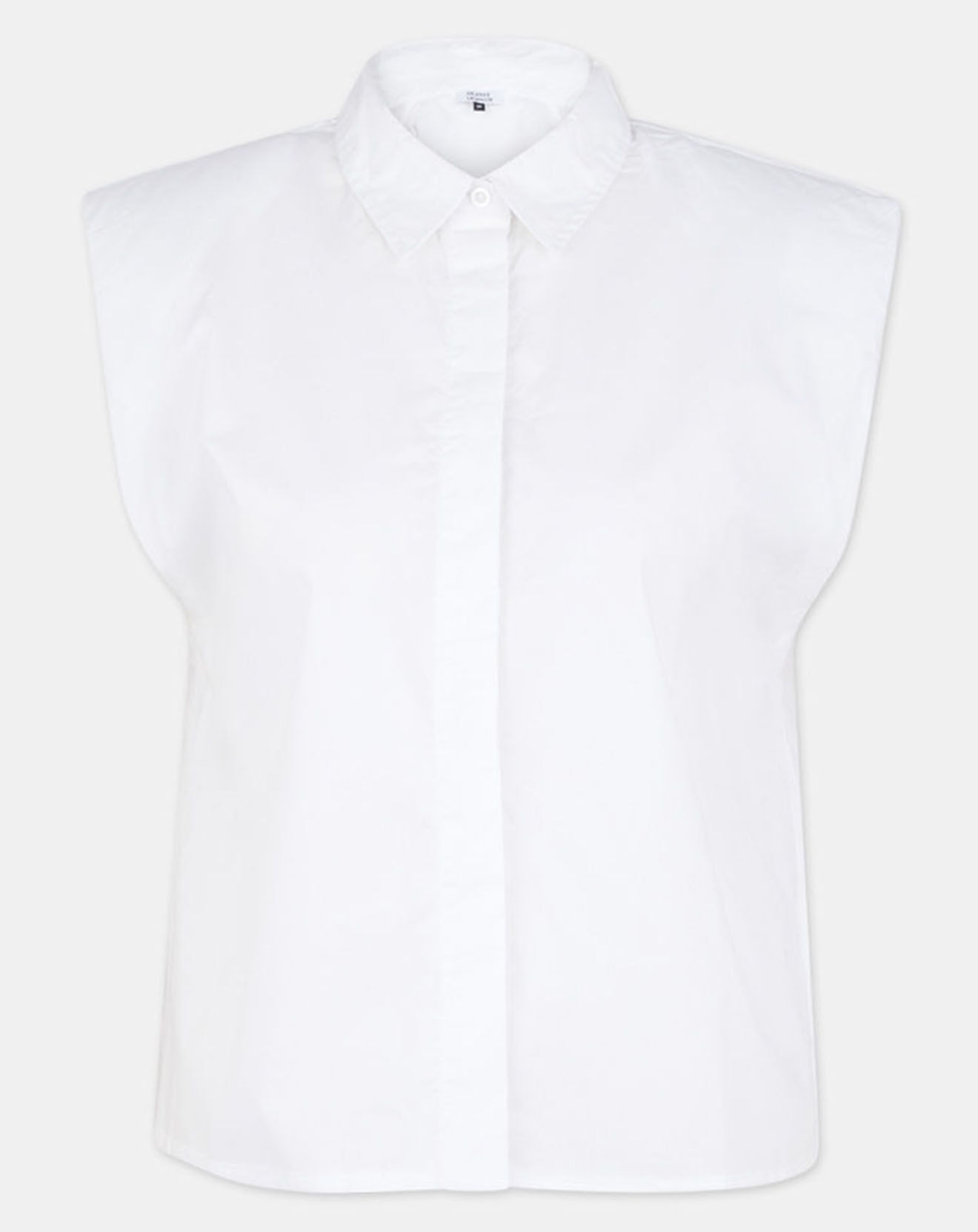 Galeries Lafayette Chemise en Popeline de Coton bio Crush SM blanche