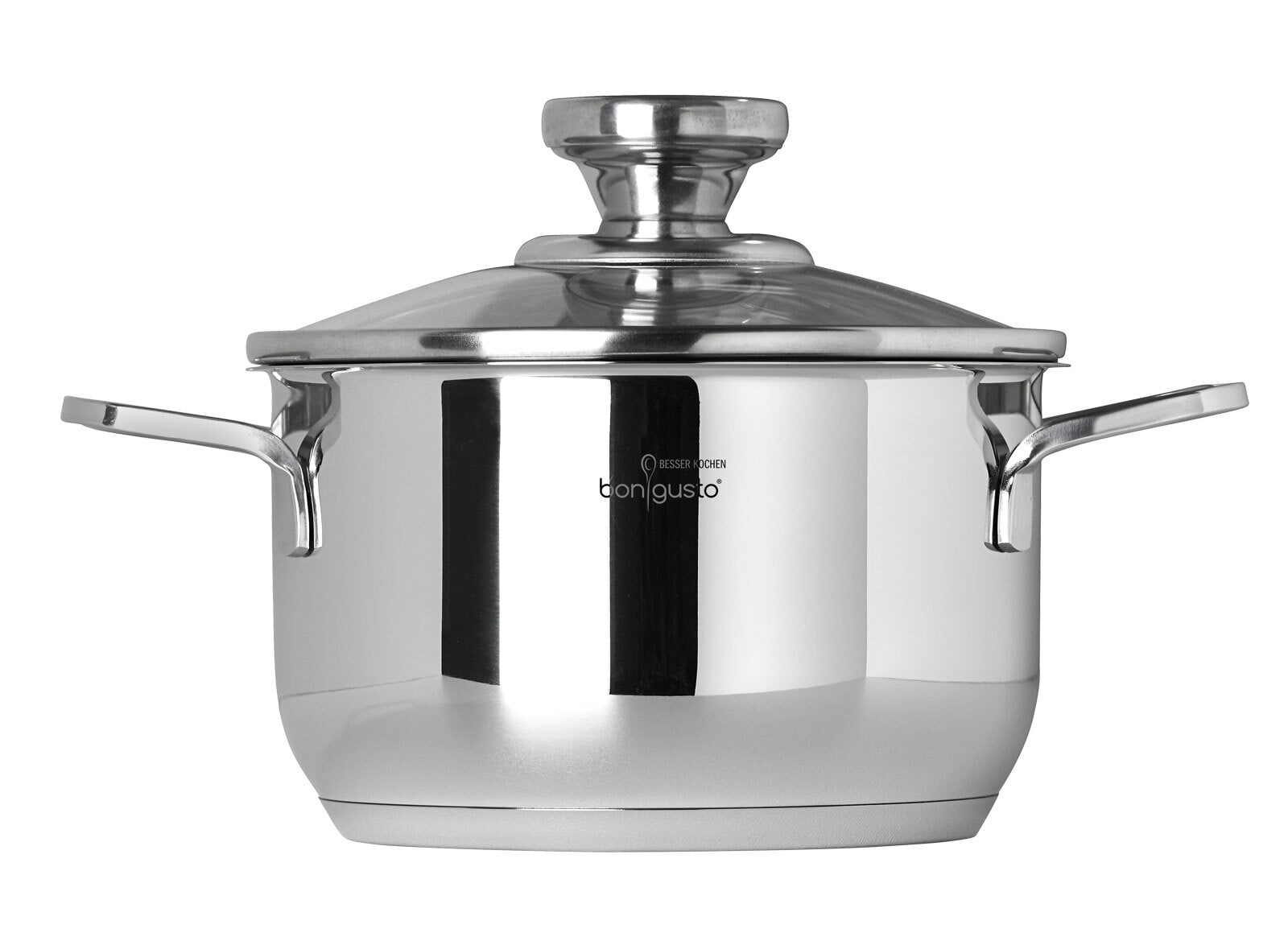 bongusto Topf-Set 5-teilig Edelstahl mit Deckel