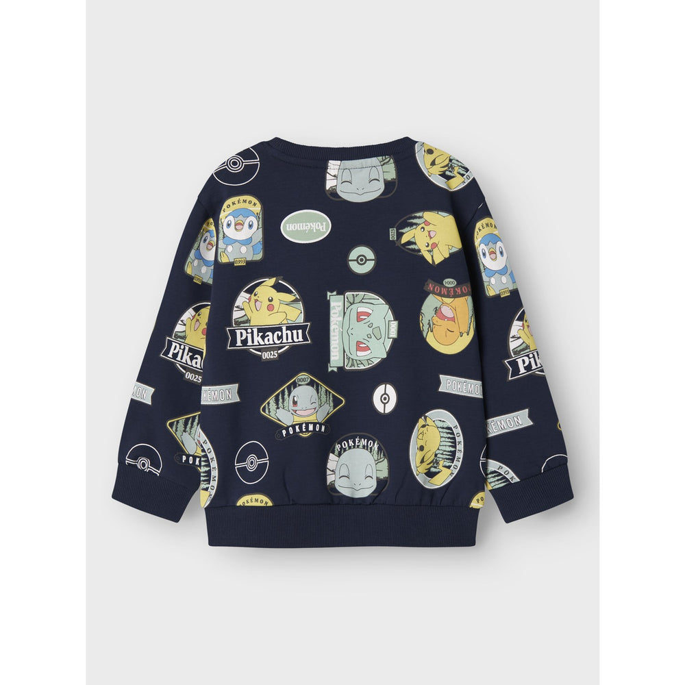 Køb Name It Navy Blazer Nmmjazy Pokemon Nreg Sweat Unb Sky