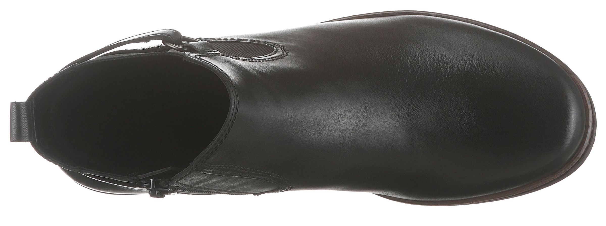 Gabor Chelseaboots  , Blockabsatz, Stiefelette, Businessmode mit Stretcheinsatz