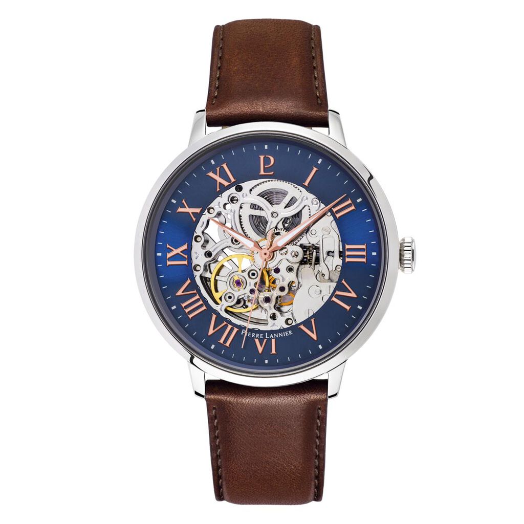 Coffret De Montre Pierre Lannier Automatic Bleu