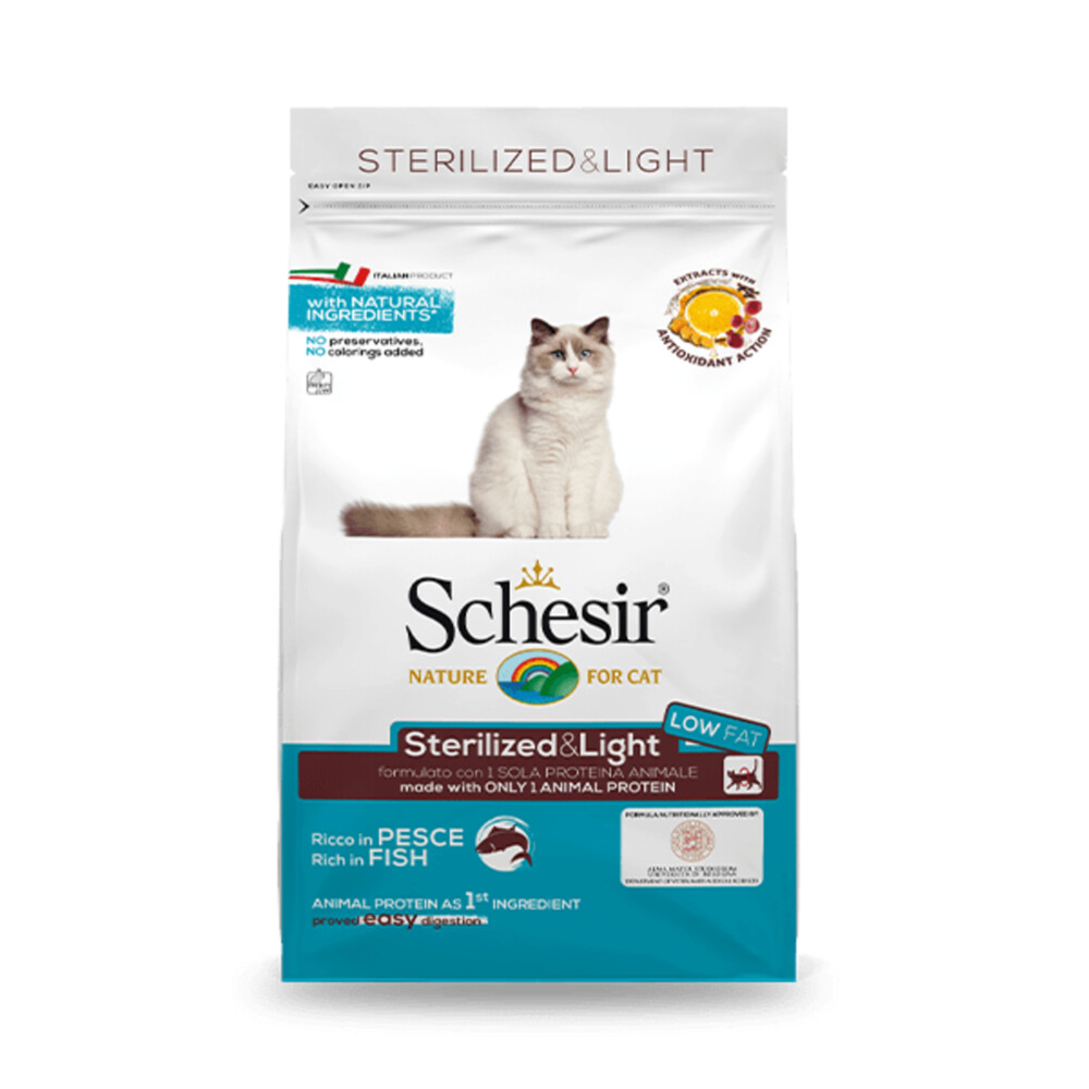 Schesir Kat Dry Sterilized Vis400 gr