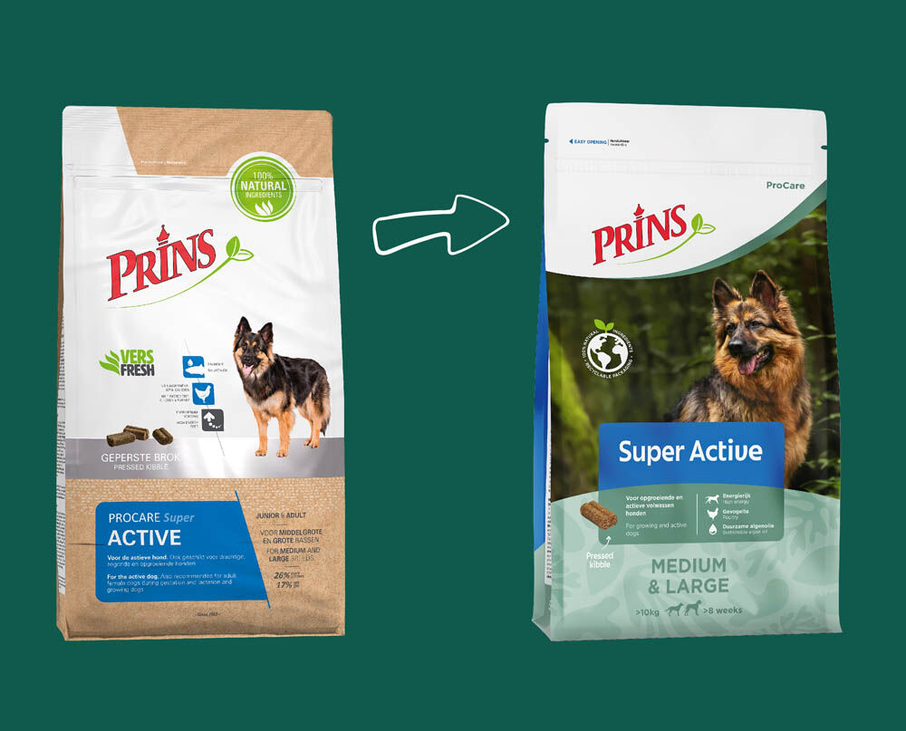 Prins ProCare Super Active Medium & Large - Hondenvoer - 12 Kilogram - gevogelte