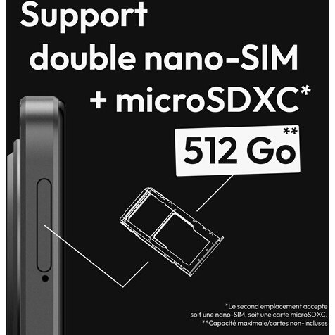 Smartphone Logicom 6,9'' Black 12/256 6000mAh