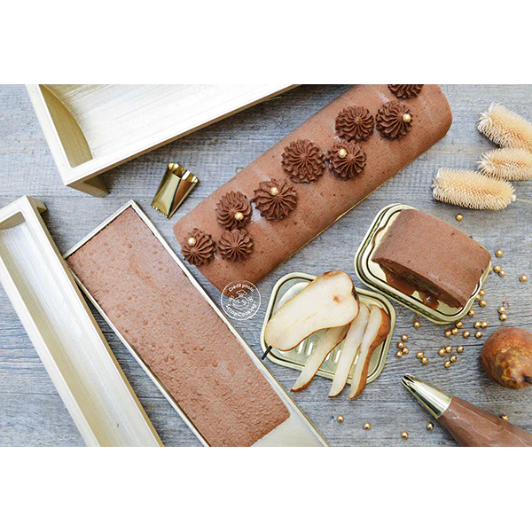 Coffret bûches 3 moules Scrapcooking