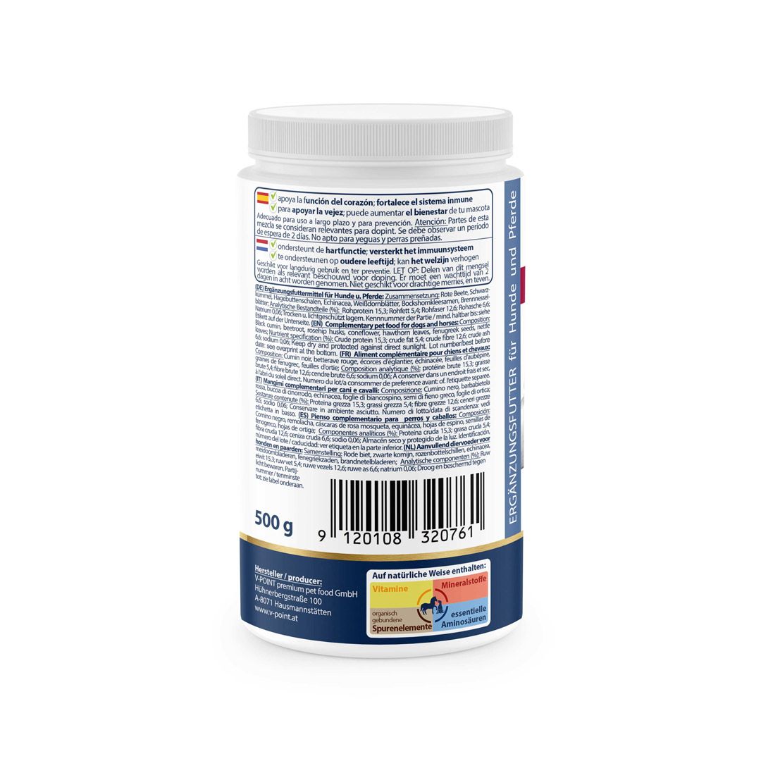 V-POINT® SENIOR Vital - für Herz und Immunsystem - 100% natürliche Kräuter