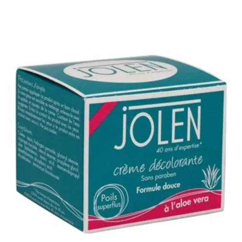 Jolen - Crème décolorante à l'aloe vera - Epilation et décoloration