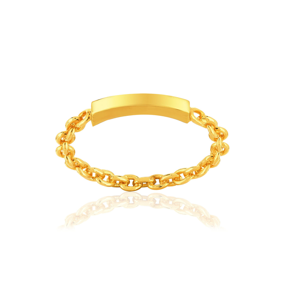Bague plaqué or jaune