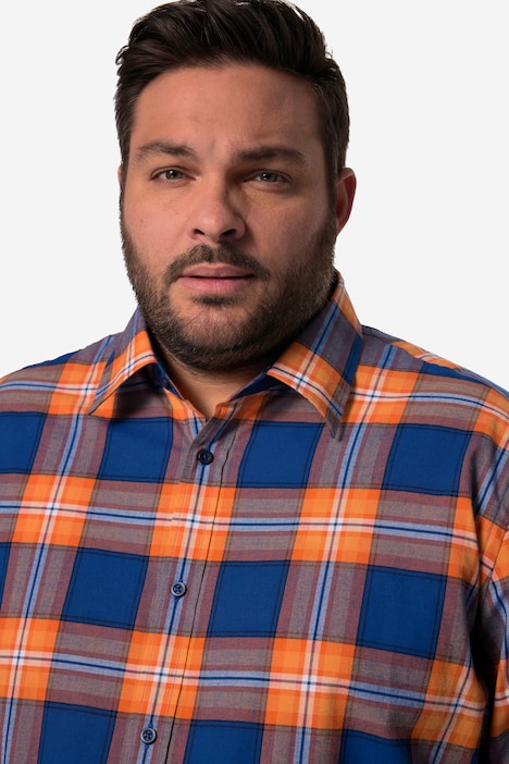 Men+ Karohemd, Langarm, Kentkragen, Comfort Fit, bis 8 XL