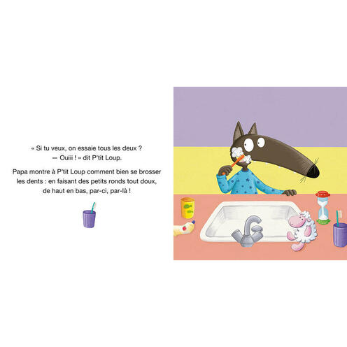 P'tit Loup se brosse les dents - AUZOU EDITIONS