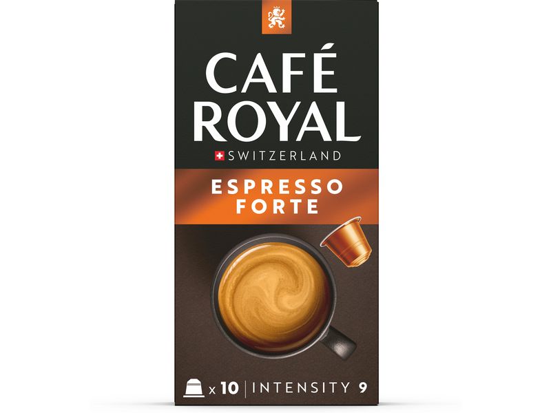 Café Royal Kaffeekapseln für Nespresso Espresso Forte 100 S Kaffeekapseln für Nespresso Maschinen