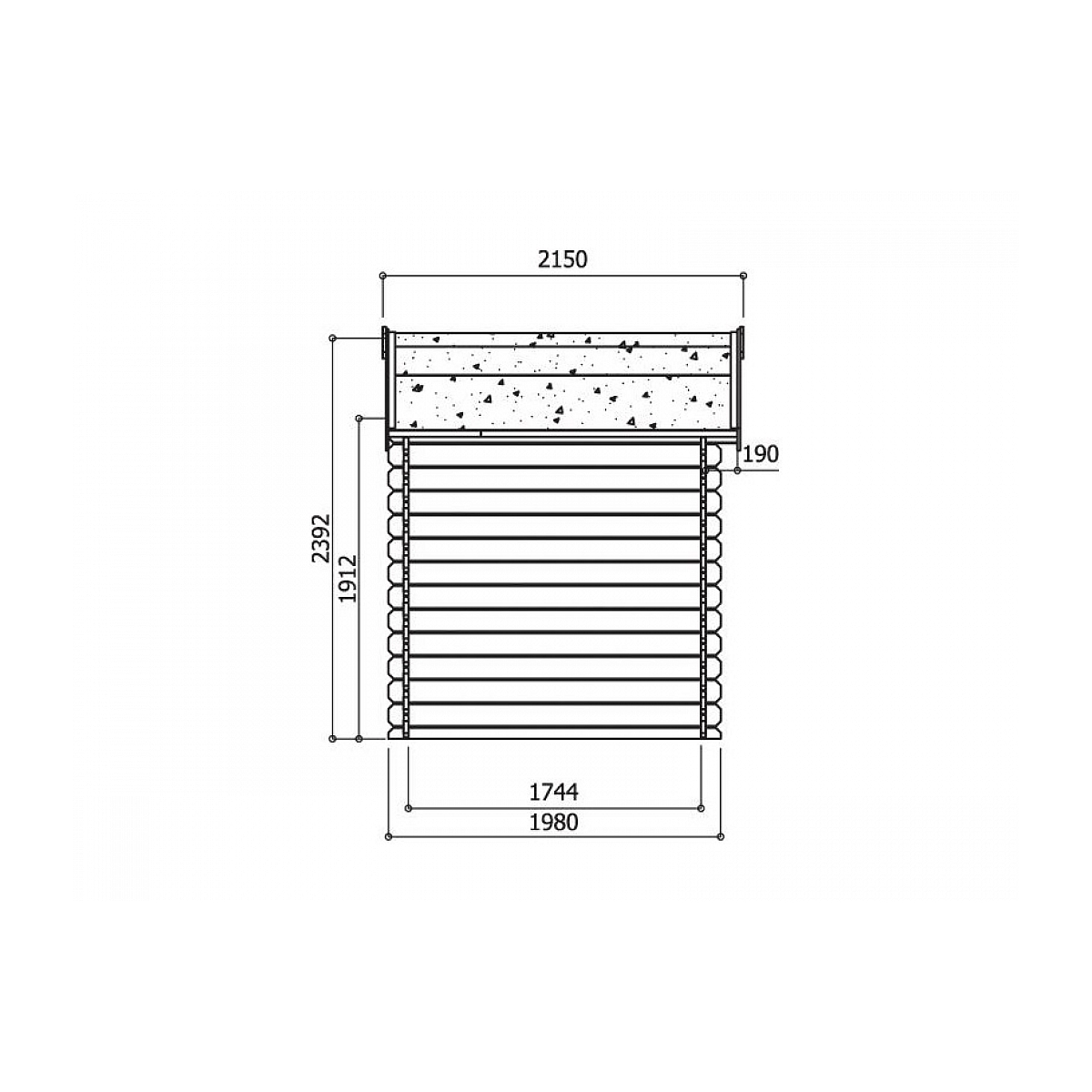 Abri de jardin maisonnette saran