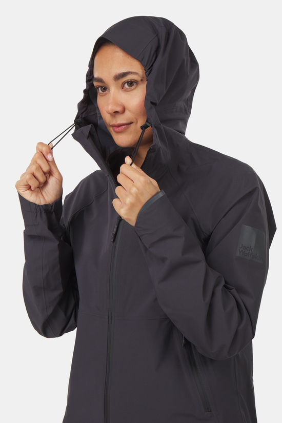 Jack Wolfskin Jack Wolfskin Bike Commute Mono Hardshell Fietsjas Dames