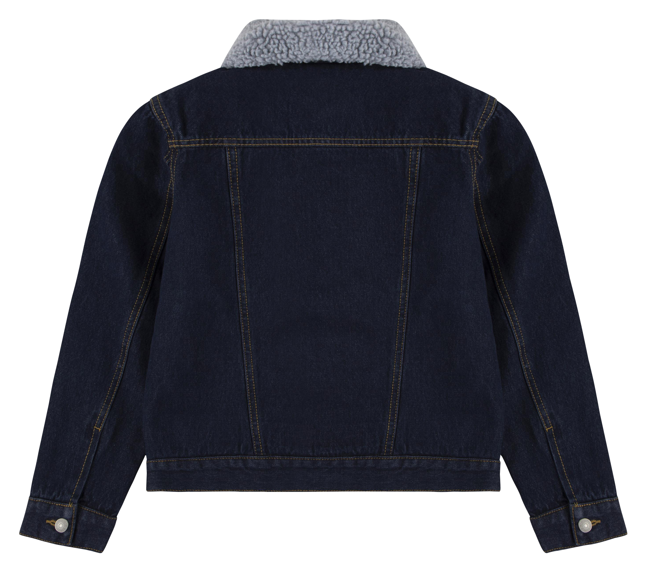 Veste courte en denim brut | Bleu