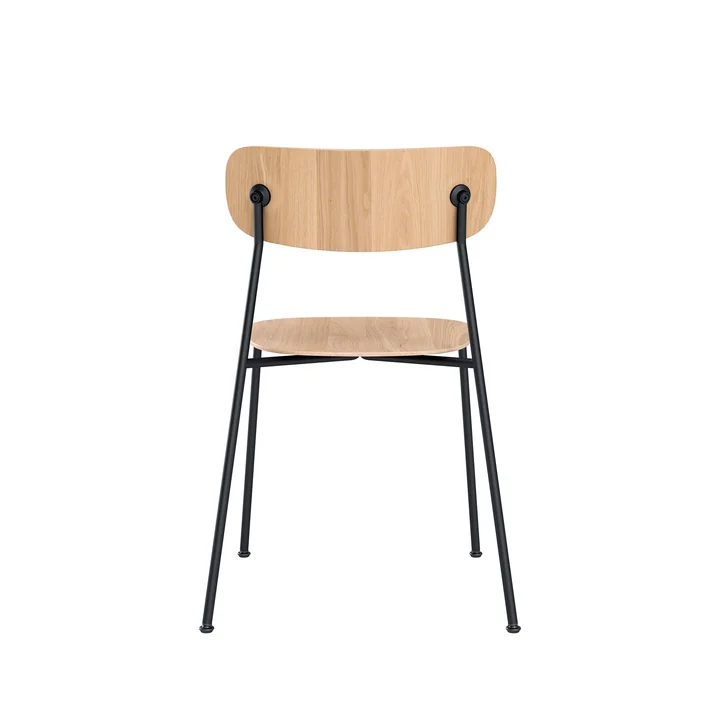 Andersen Furniture - Scope Stuhl, Gestell schwarz / Eiche weiss gefärbt