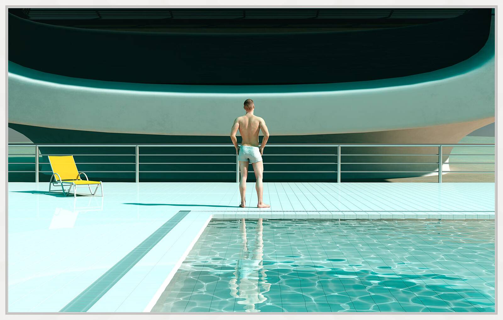 Pool 13 by Carl Miller - Limited Edition. Edition of: 150. Signed.