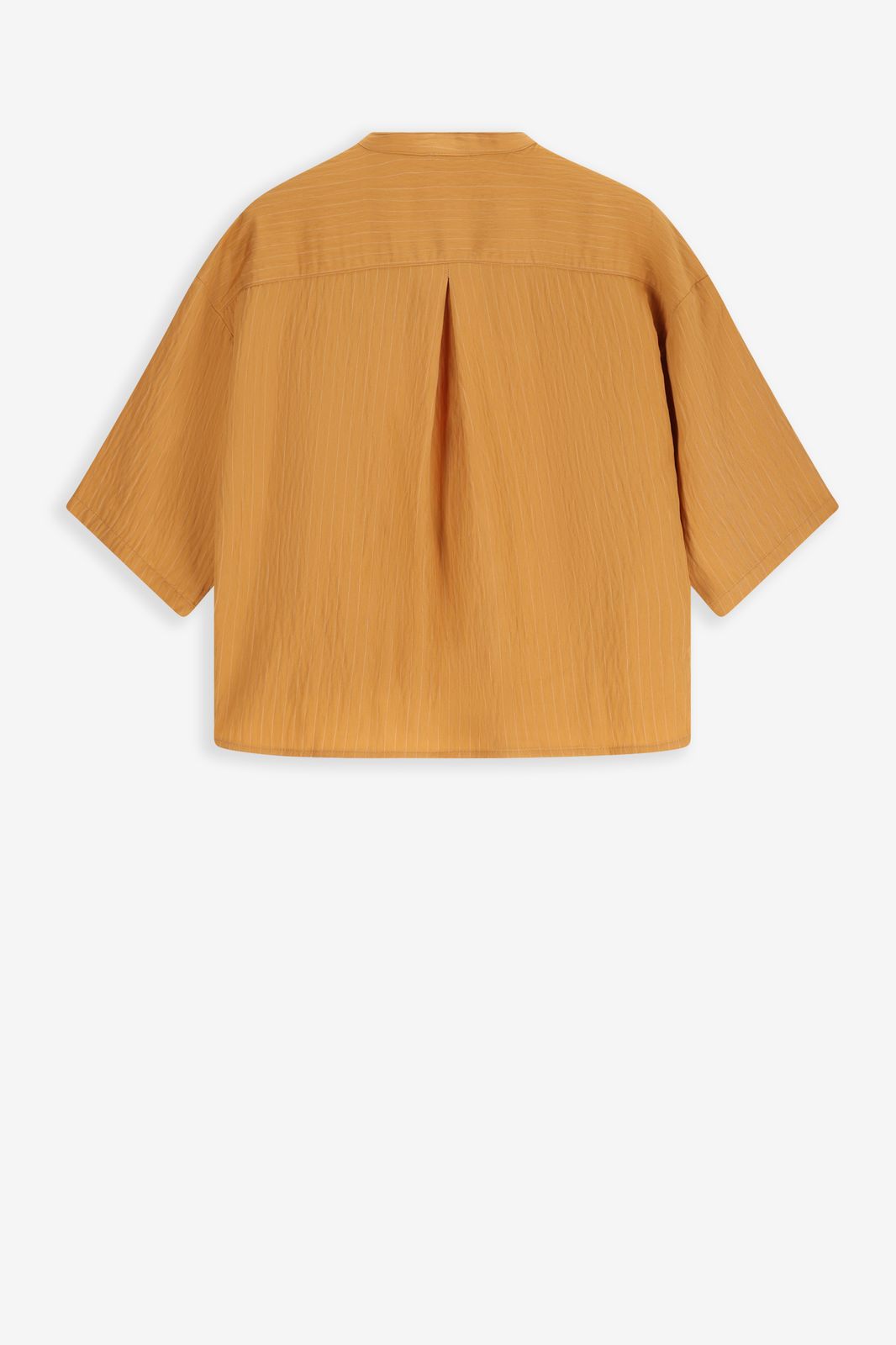 Gele blouse met strepen