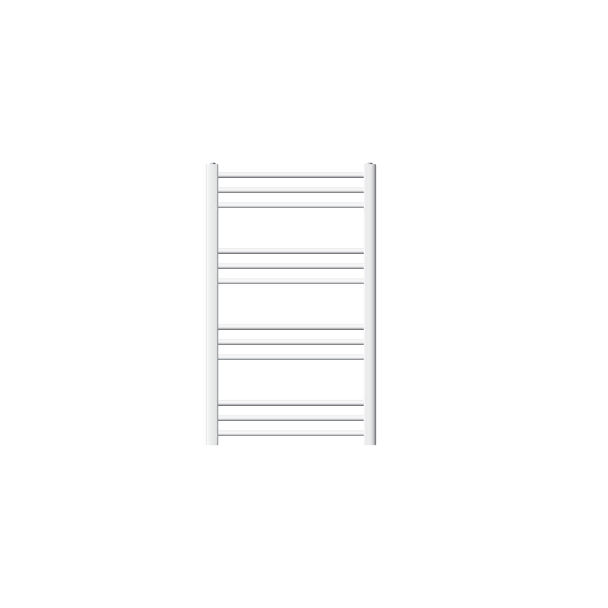 ECD Germany Badkamerradiator 600 x 800 mm - Wit - Recht met Zijaansluiting - Radiator Handdoekverwarmer Handdoekdroger Handdoekverwarmer Handdoekverwarming