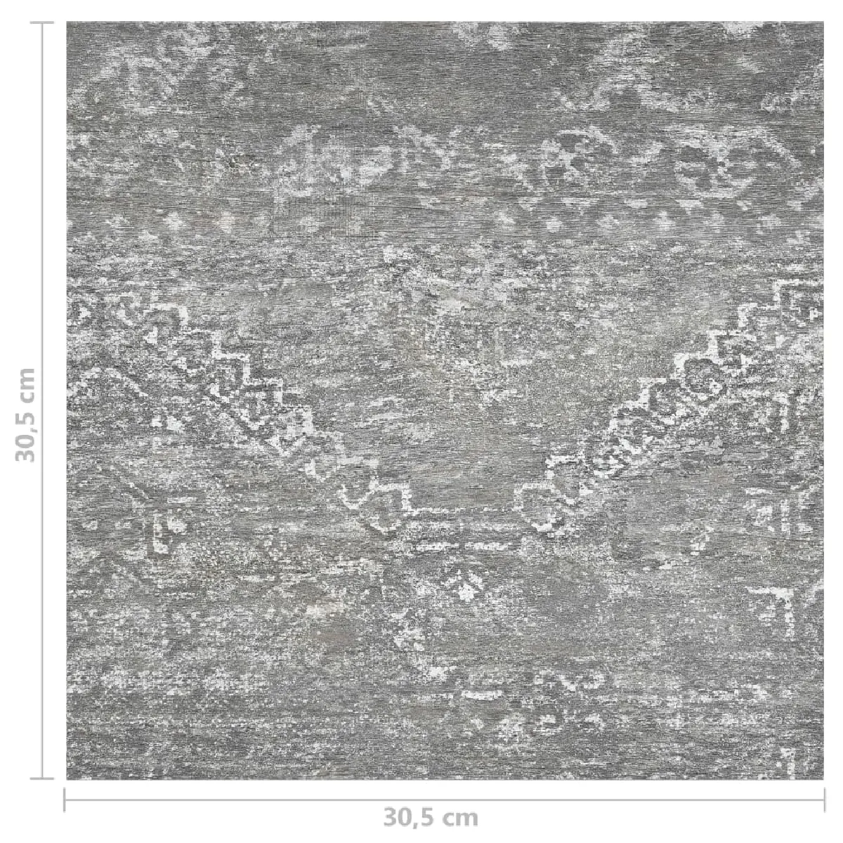 vidaXL - Dalles PVC autoadhésives - Gris béton