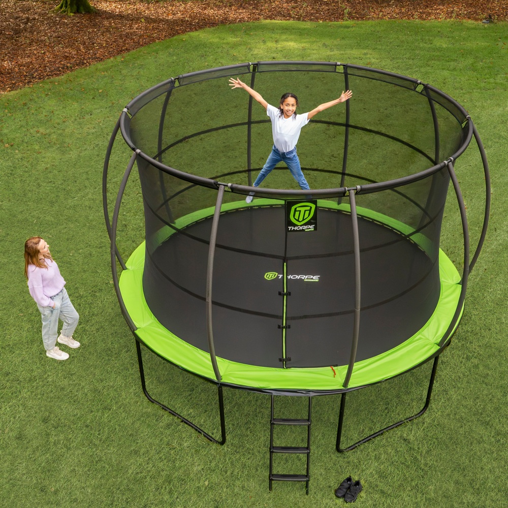 Thorpe Sports 12-Fuß-Trampolin und Sicherheitsnetz