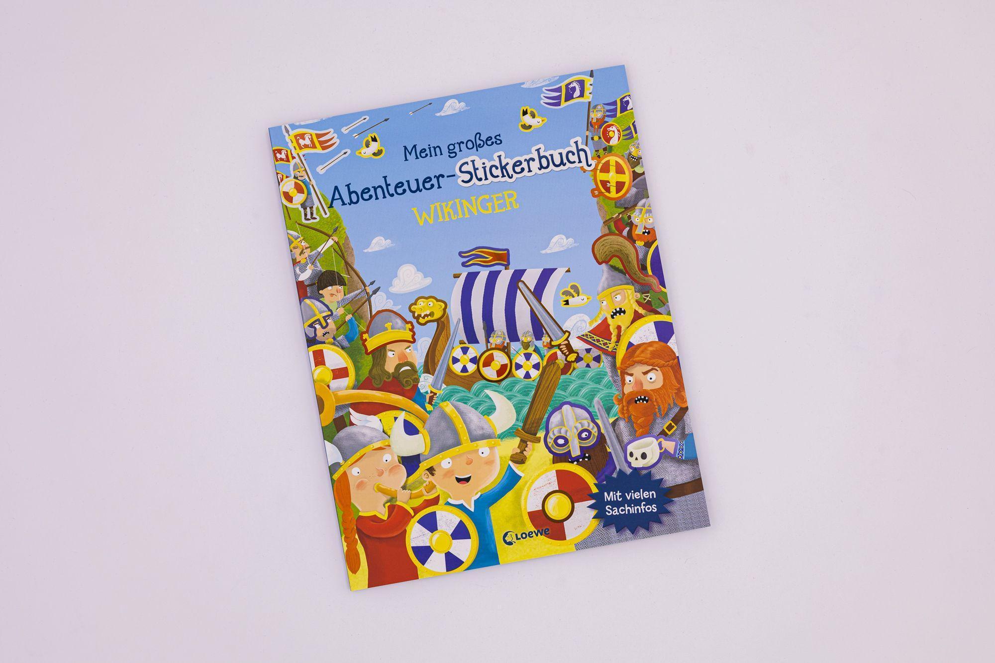 Mein großes Abenteuer-Stickerbuch - Wikinger