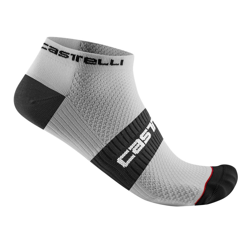 Castelli LOWBOY 2 - Chaussettes blanc/noir