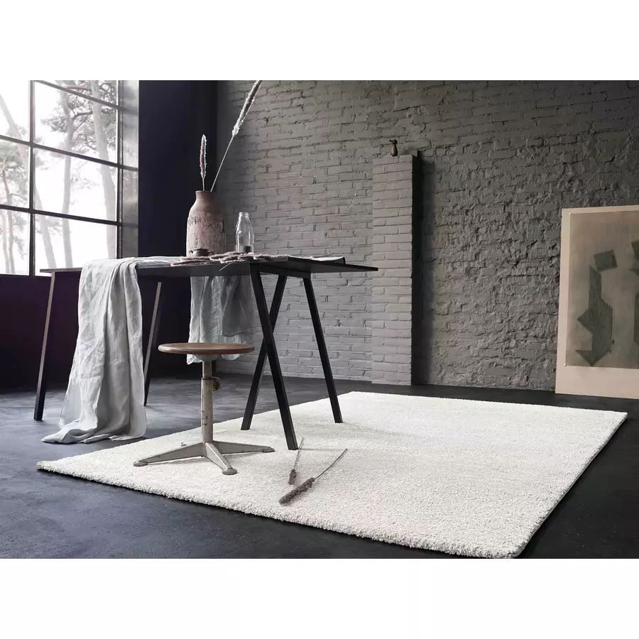 Wecon home basics Kurzflorteppich Tilda offwhite