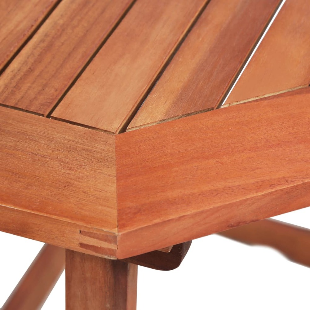 Mobilier de bistro 2 pièces bois d'acacia massif