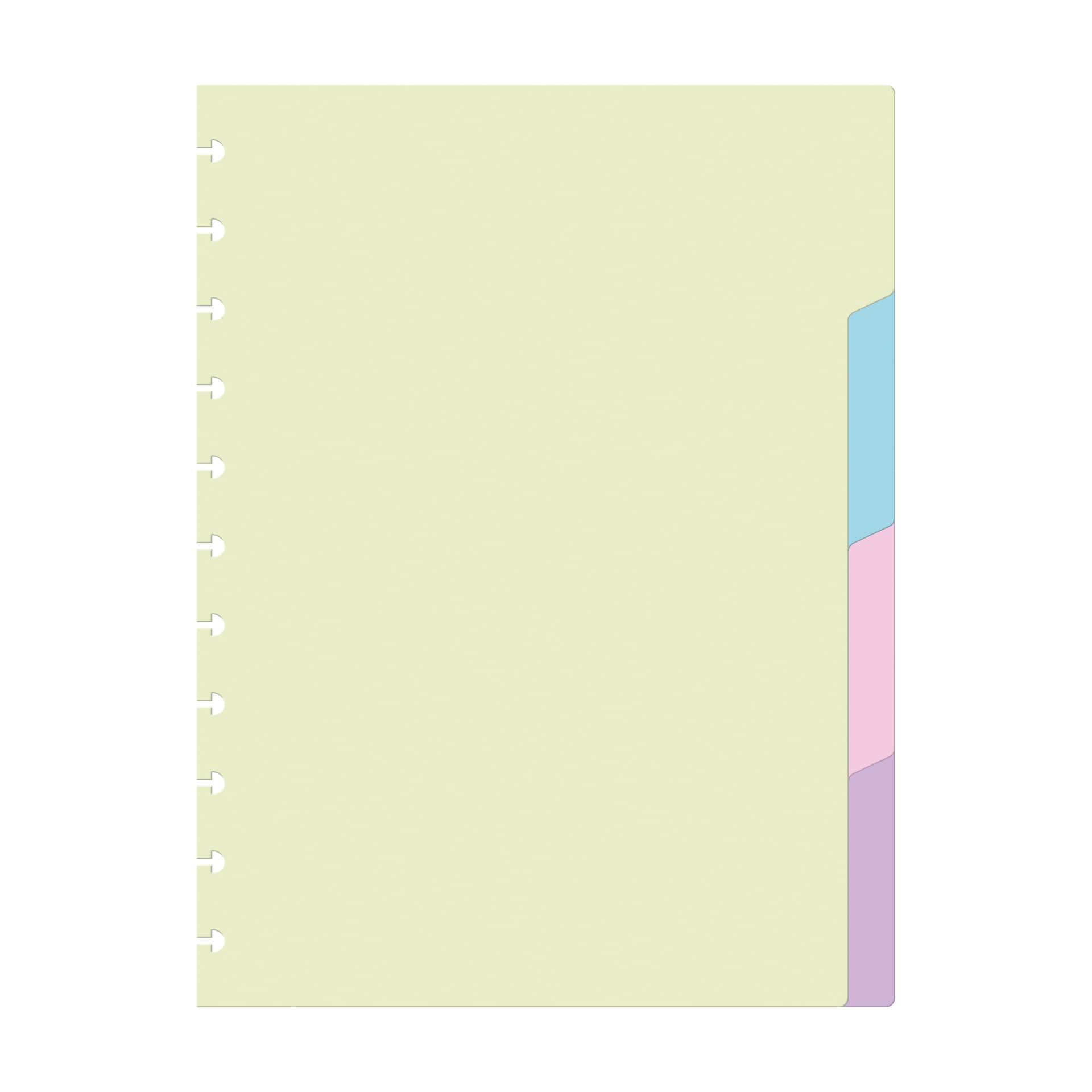 SEPARADOR PARA CADERNO ECOSMART AMBAR A4 4 POSIÇÕES