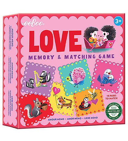 Eeboo Memory-Spiel - Love