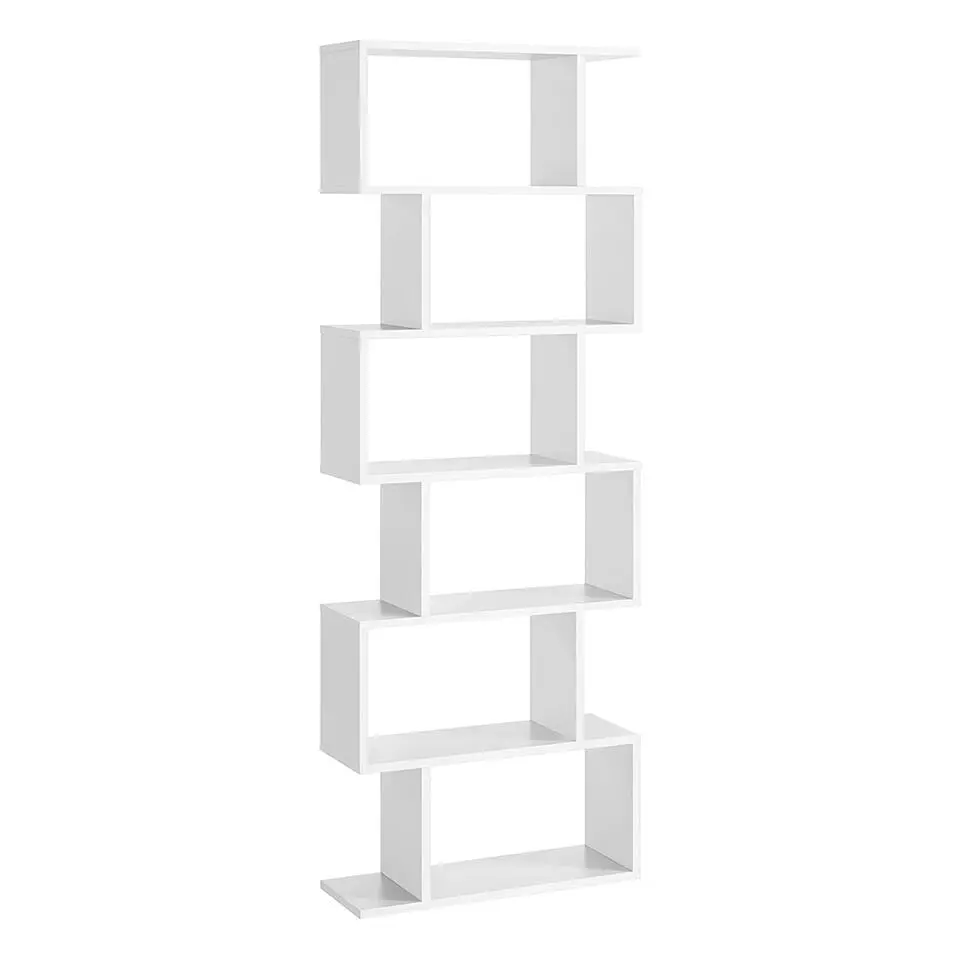 CALICOSY - Boekenkast - Wit - 190,5x70x24 cm