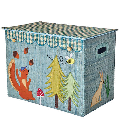 Rice Aufbewahrungskorb - Raffia - Groß - Happy Forest Thema