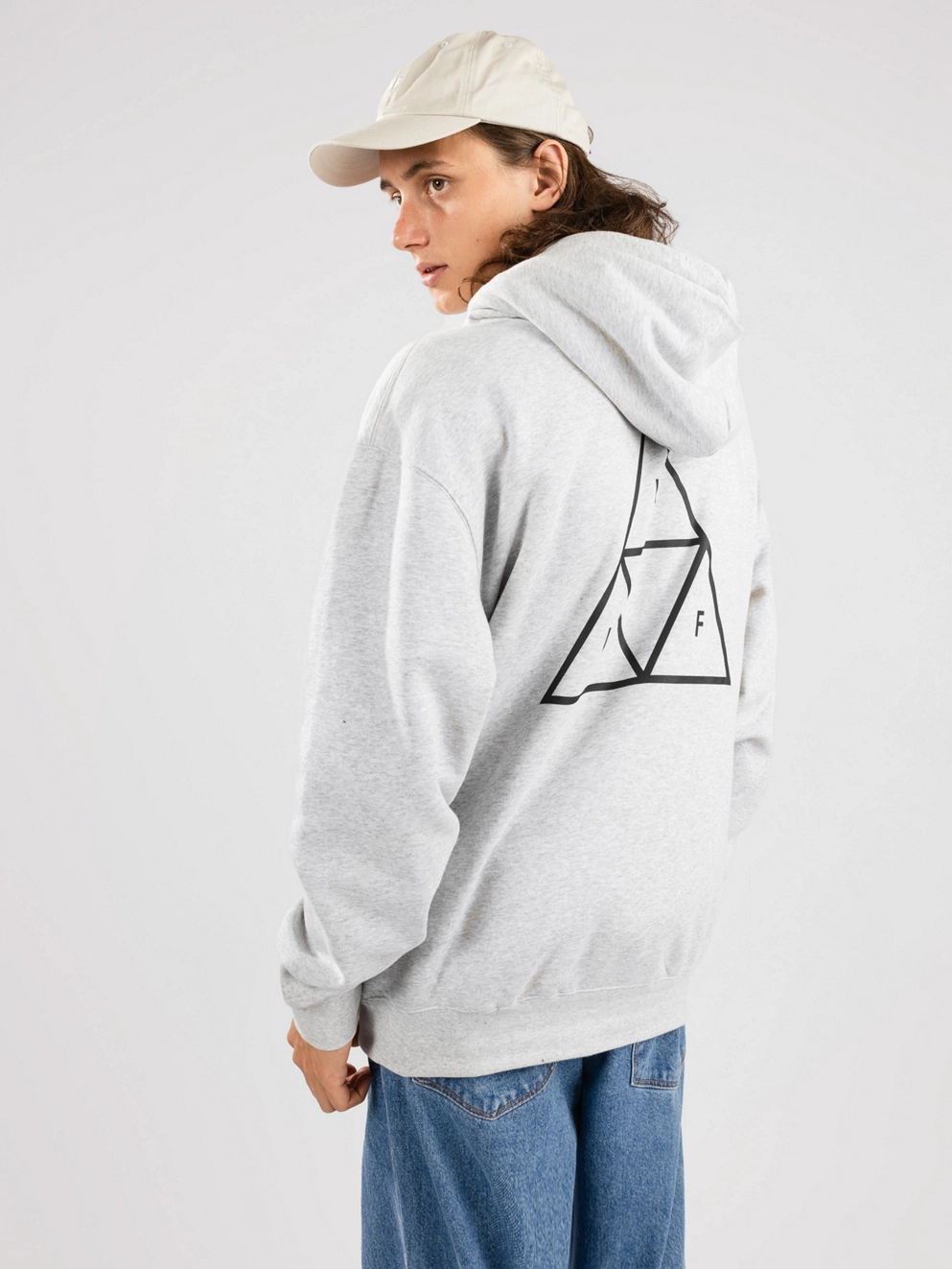 HUF Set TT P/O Hoodie heather grey