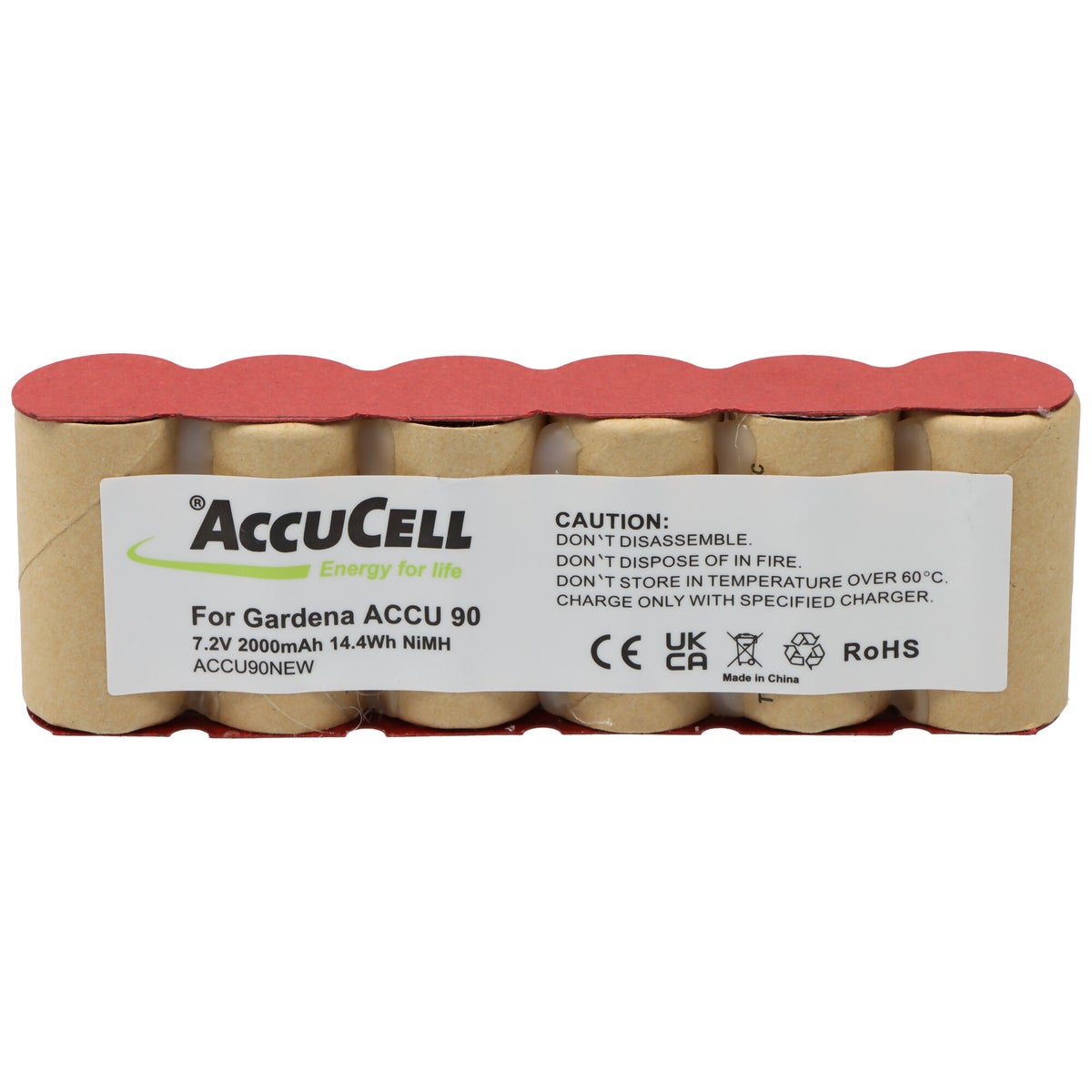 Accu compatibel met Gardena ACCU 90, ACCU90 NiMH accu Accu90, Gardena 8804, 8804-20