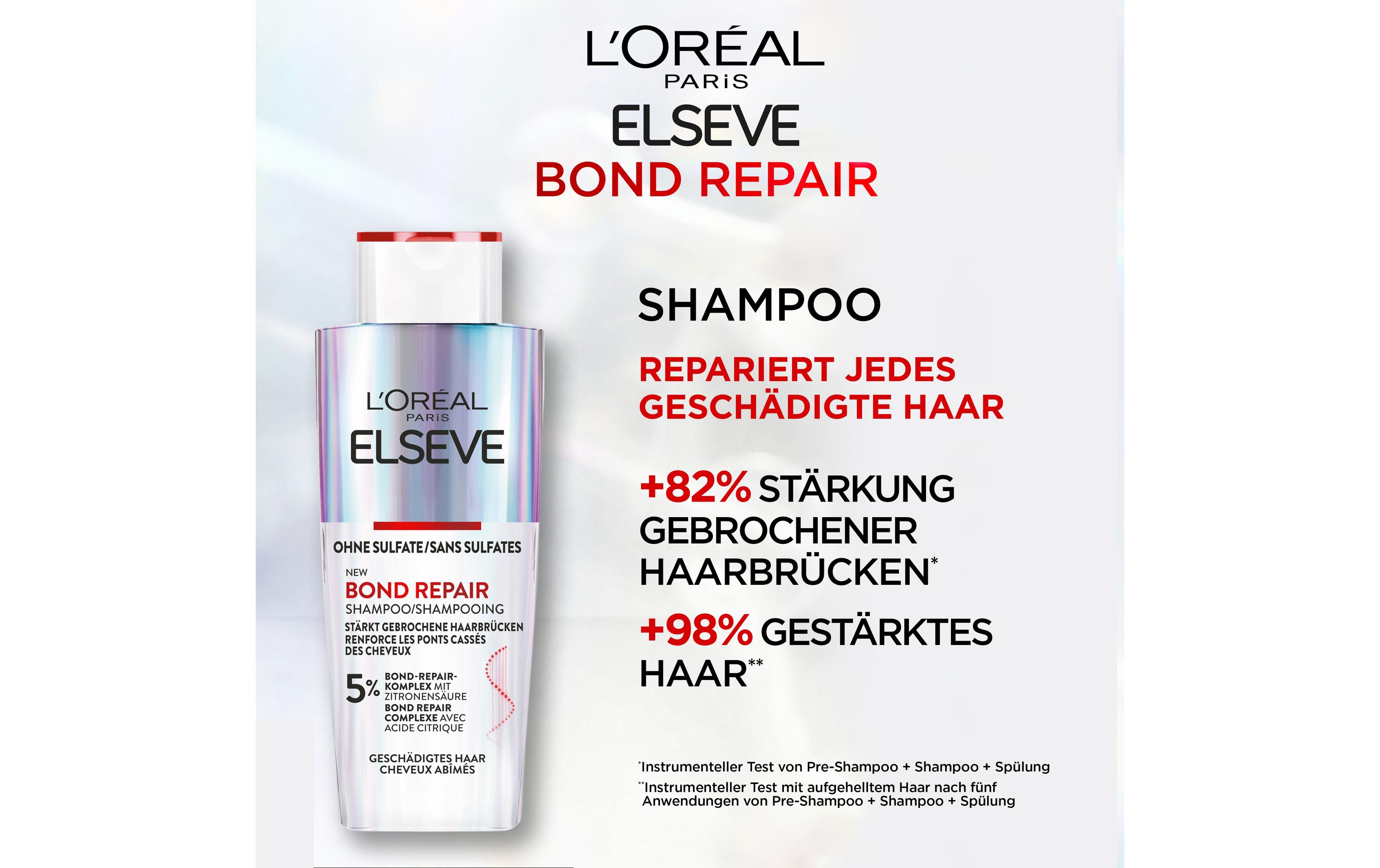 Shampoo Bond Repair 200 mlSulfatfreies Haarshampoo für eine sanfte Reinigung