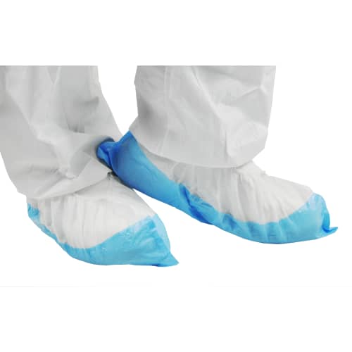 Surchaussure Kolmi PLP 35g/m² semelle PE 60µm blanc/bleu 40cm