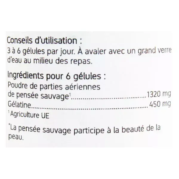 Nat & Form Original Wild Pansy 200 cápsulas