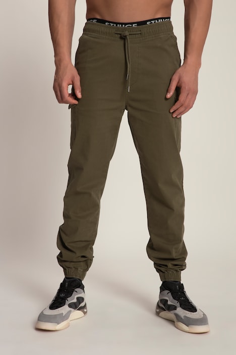STHUGE Cargohose, Modern Fit, Elastikbund, 6 Taschen, bis 8 XL