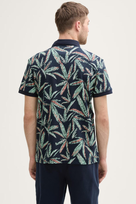 Tom Tailor blauwe heren polo