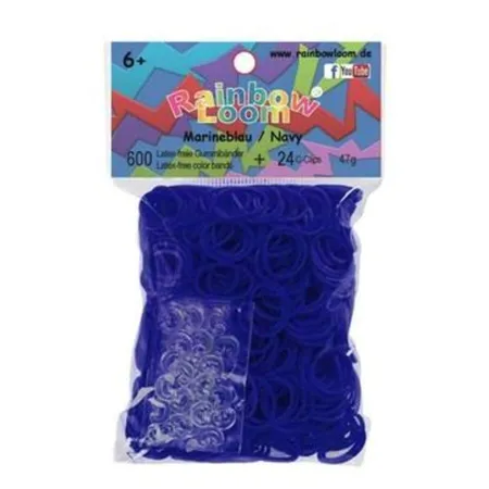 Rainbow Loom® Gummibänder, marineblau