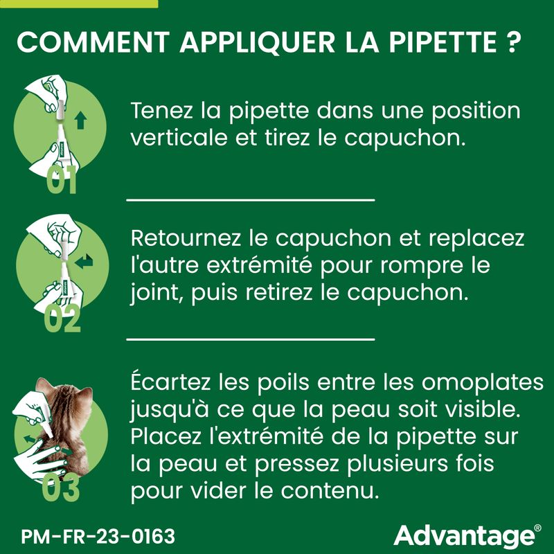 Pipettes Advantage 40 à prix discount sur bitiba.fr
