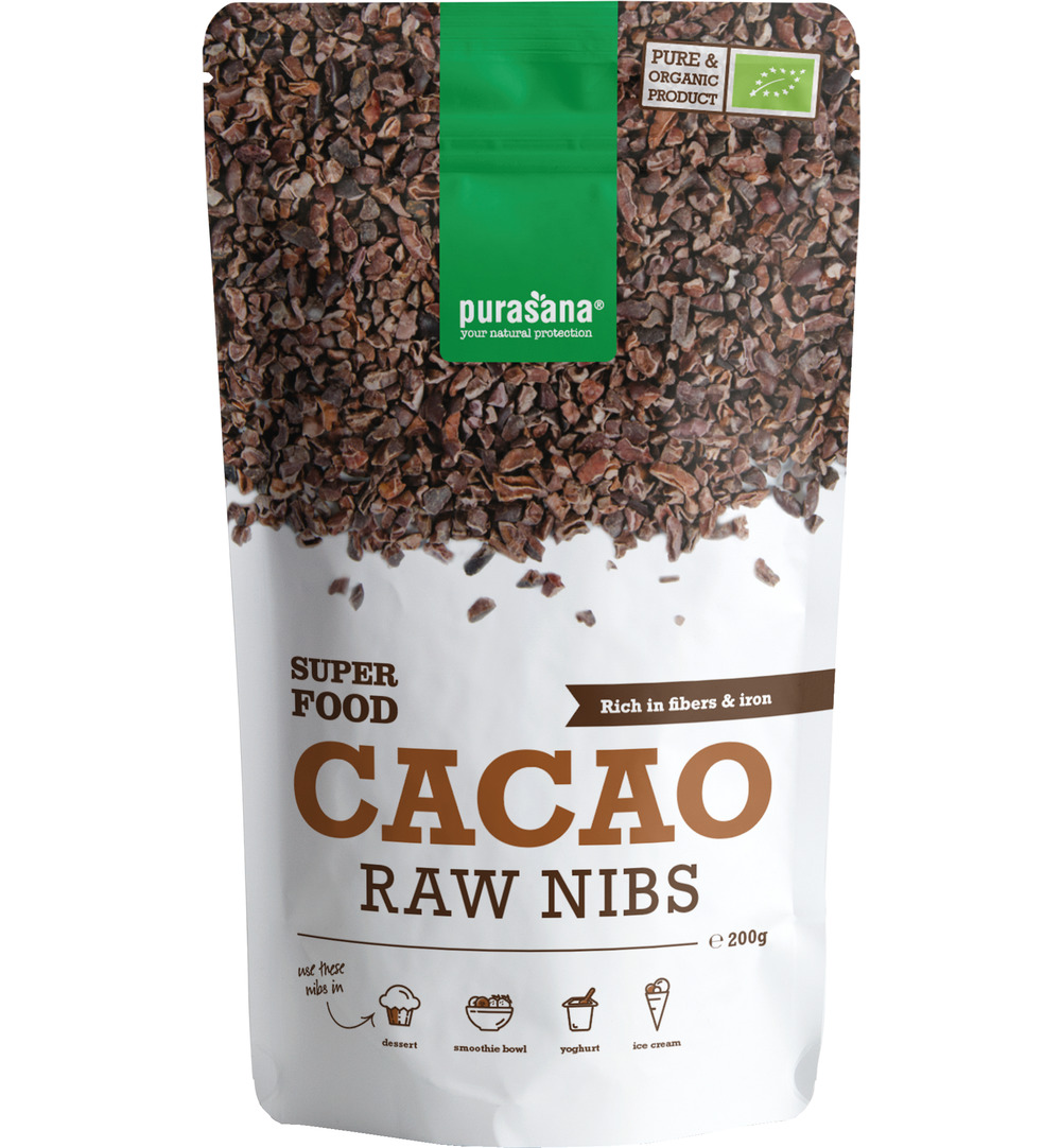 Purasana Cacao Kernen – Vegan Bio (200 gr)